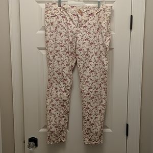 Mossimo floral jeans